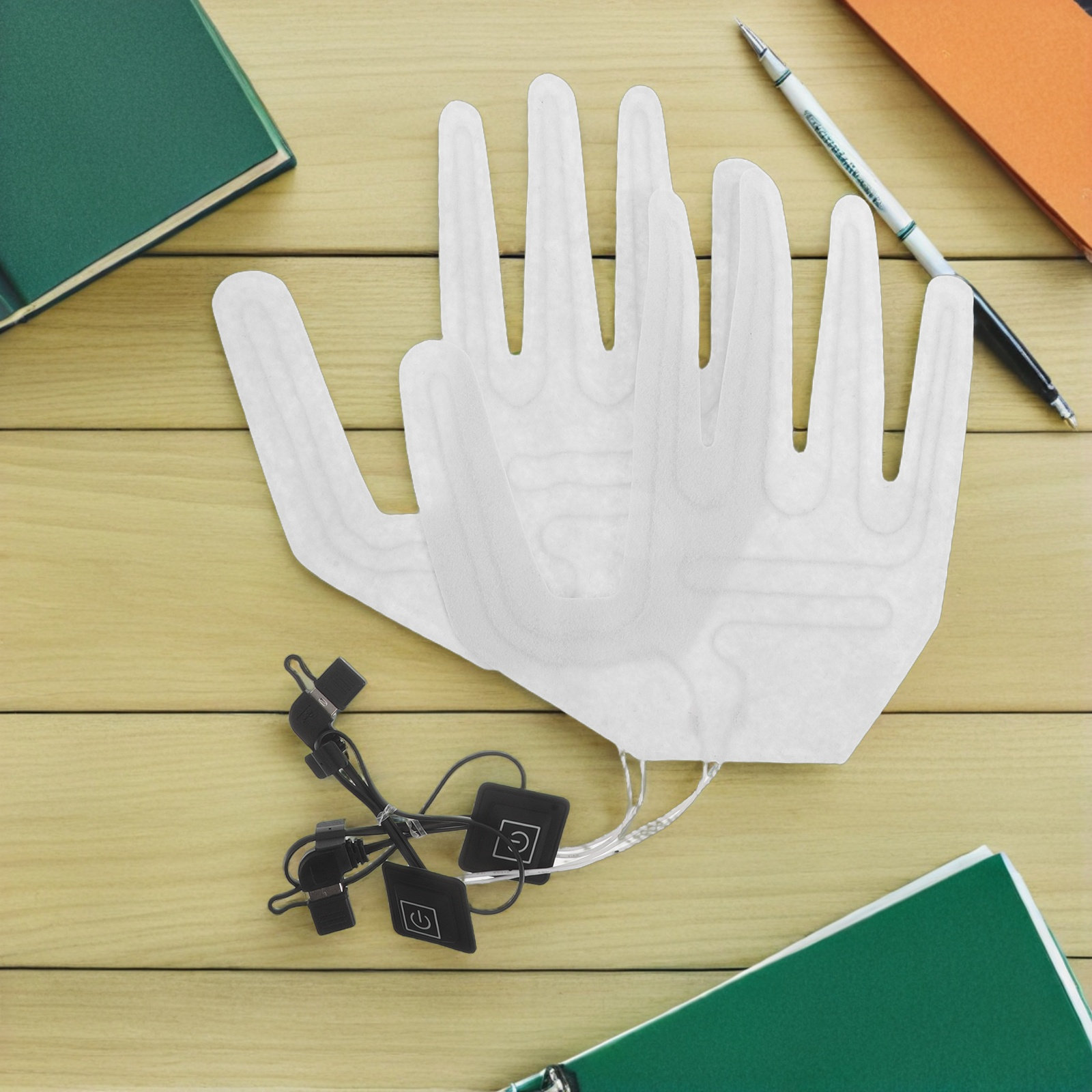 2Pcs Electric Heating Pad for  - Cycling Glove Padded ulasan dan harga