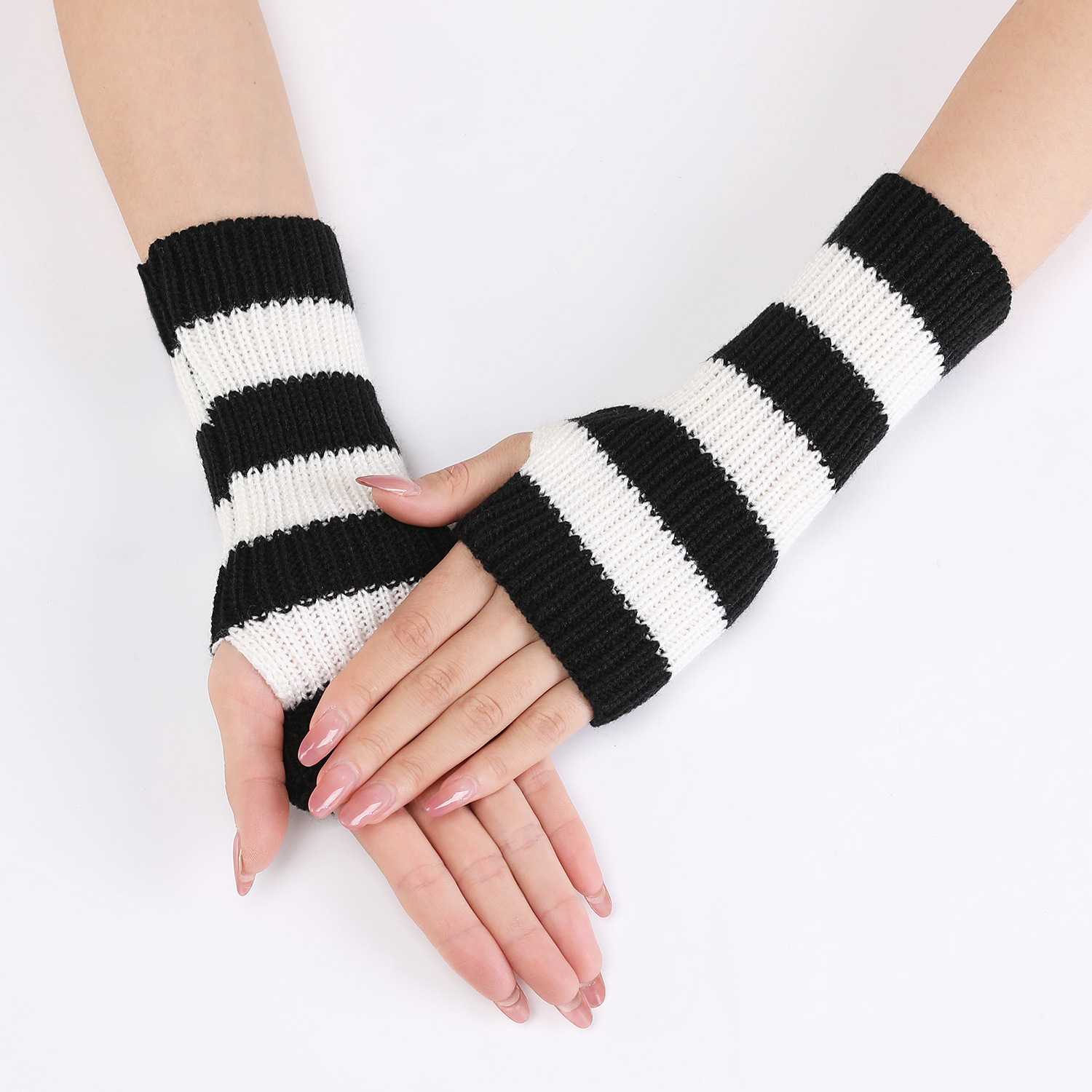 Y2k Accessories Cold Resistanc - Fingerless Glove Knit ulasan dan harga